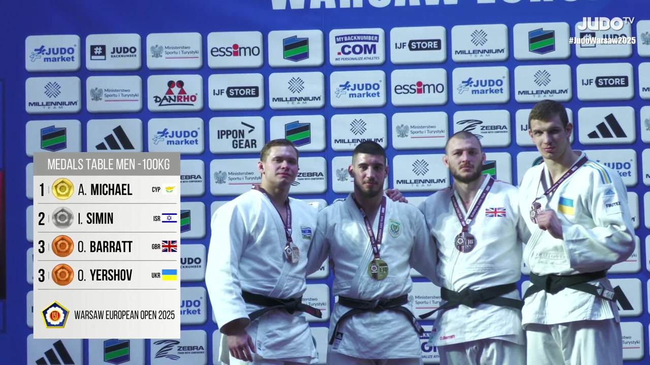 Medal Ceremony -100 kg 